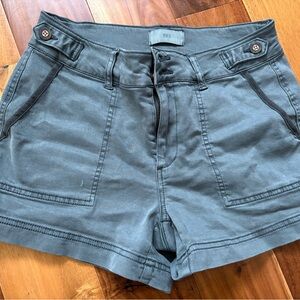 BKE Women's Forest Green Jean Shorts
